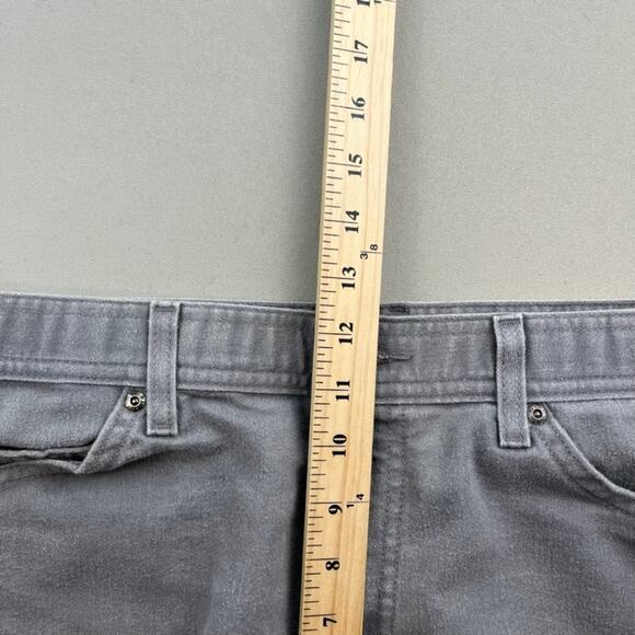 Vintage Levis Skosh Jeans Mens 36 Gray Denim Straight Leg Light Charcoal Wash - Picture 13 of 14